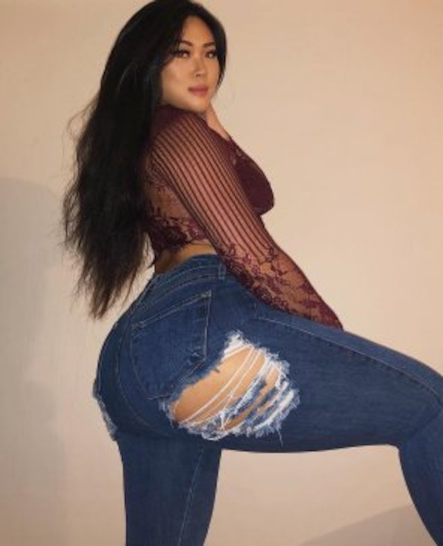 big ass, asian, boobs, big tits, jeans