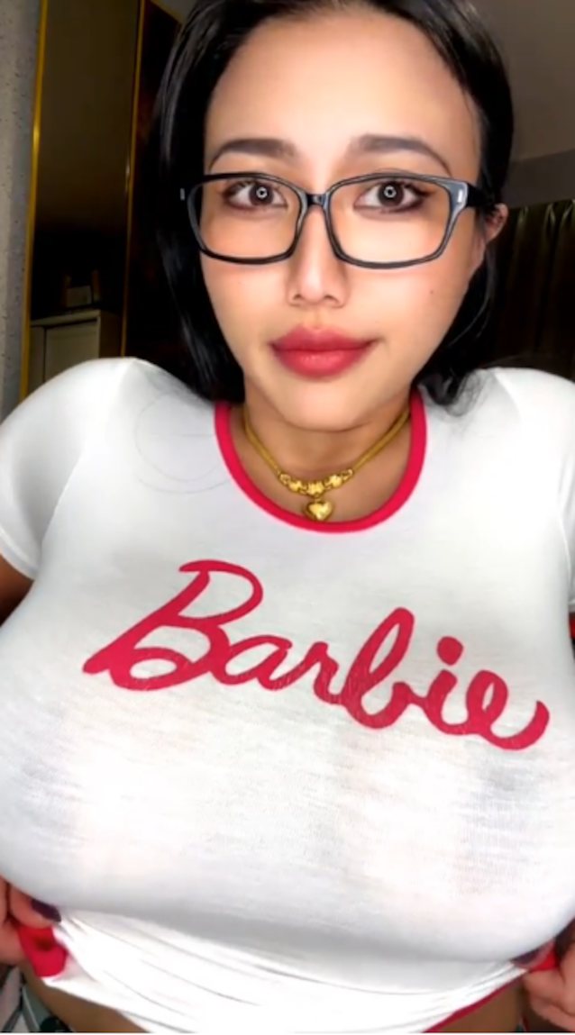 asian, big boobs, glasses