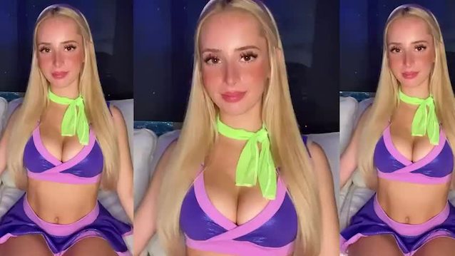 tiktok big tits blonde