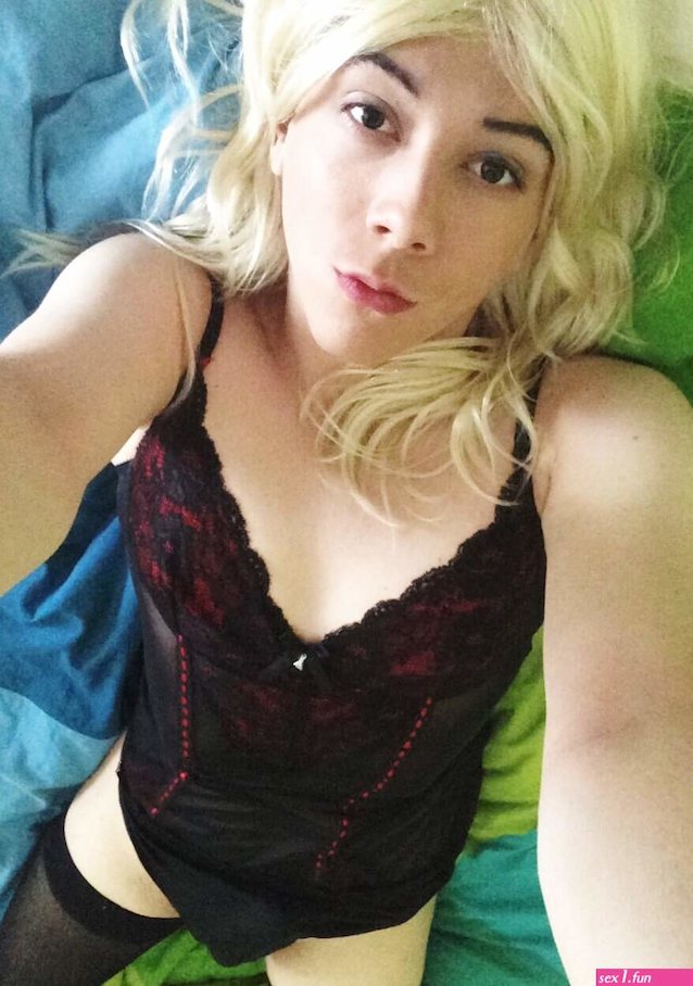 sissy blonde panties