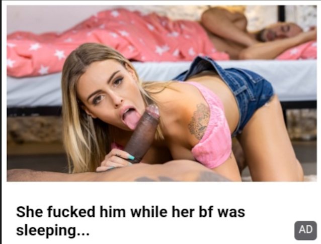 blonde, bbc, cheating, porn ad