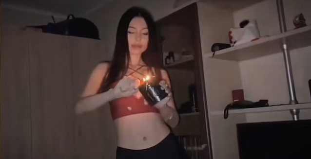 candle, red top, hot, room