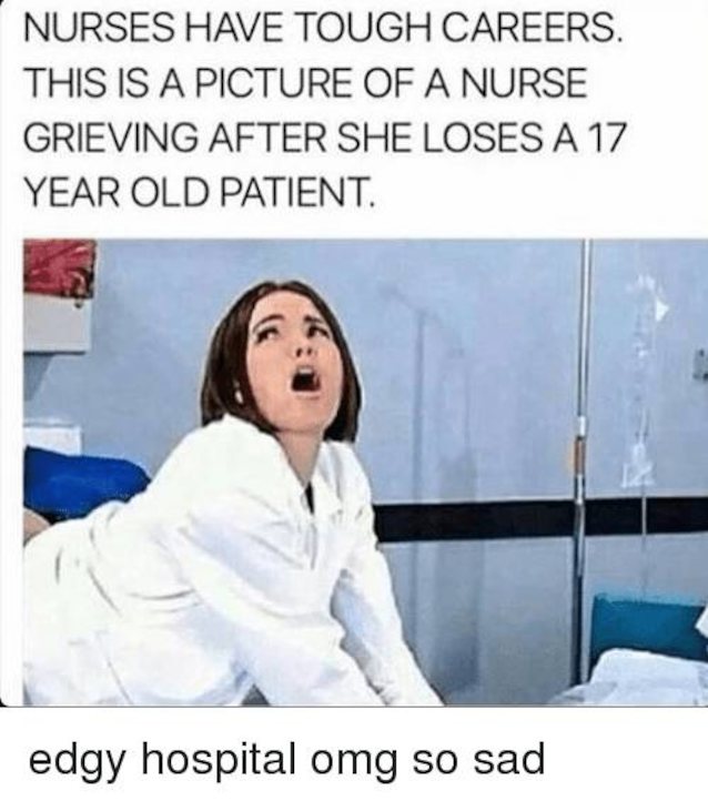 brunette, nurse, hospital