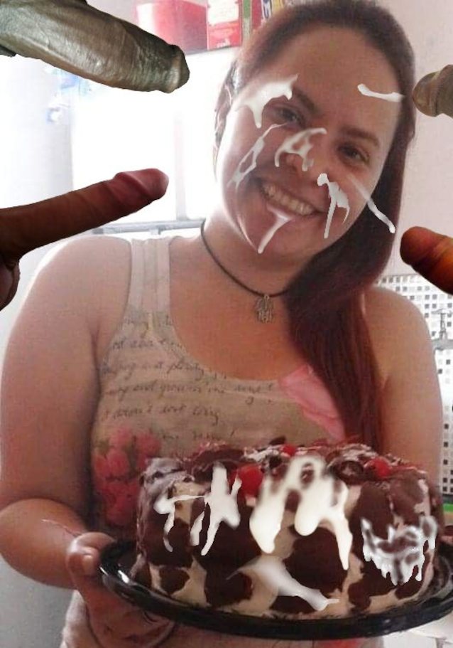 redhead cake cumshot