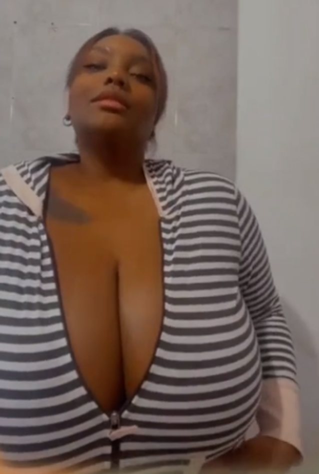 huge boobs, black, webcam