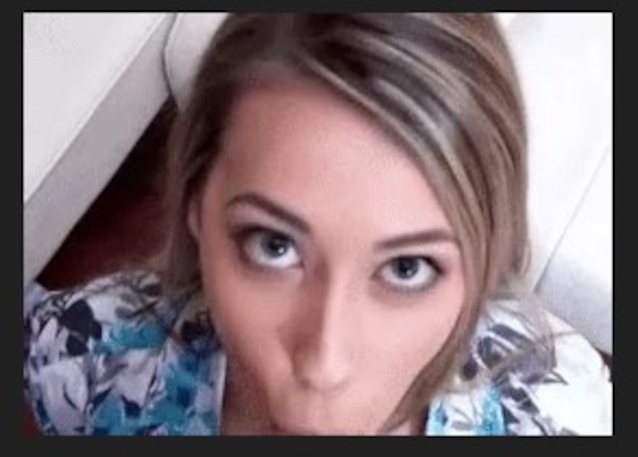 blowjob eyes tits
