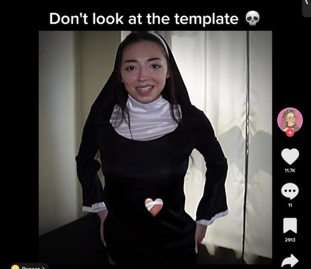 teen, nun, fit girl