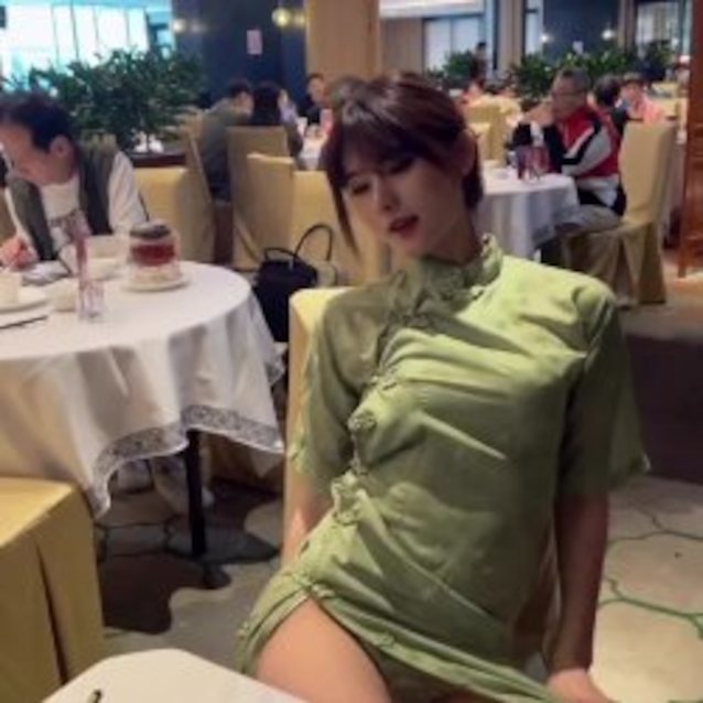 asian, flashing, restaurant, chinese, panties