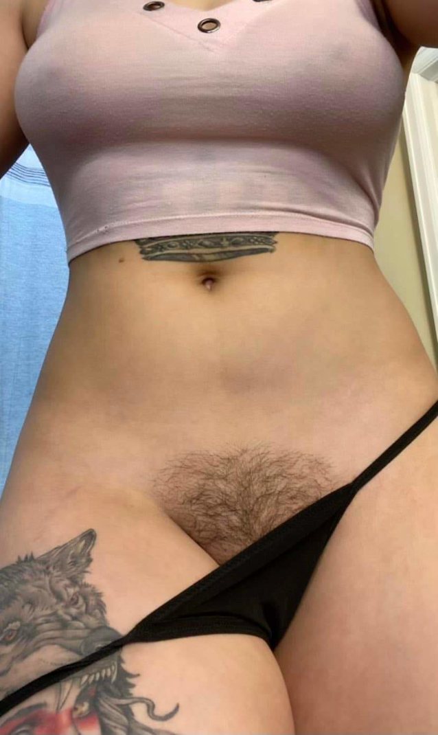 hairy pussy tattooed small tits