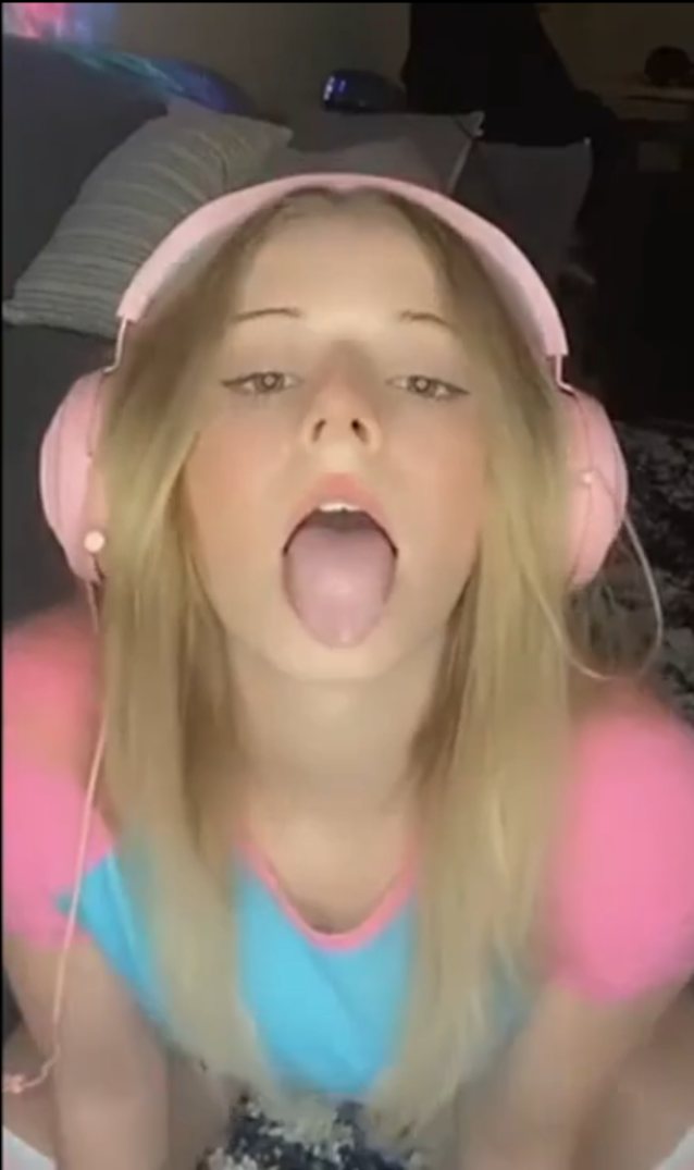 blonde pink headset