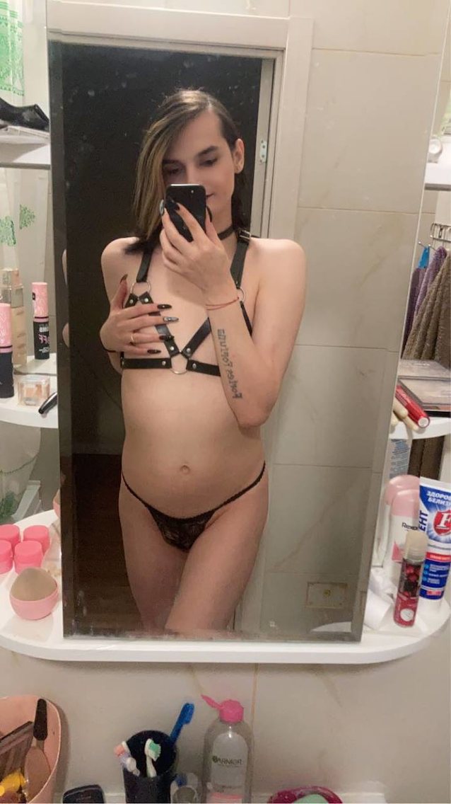 sissy russian shower