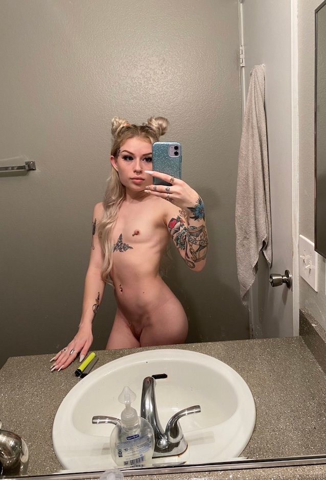 tattoo, onlyfans, blonde, petite, babe