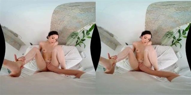 virtual reality, feet, bath, massage