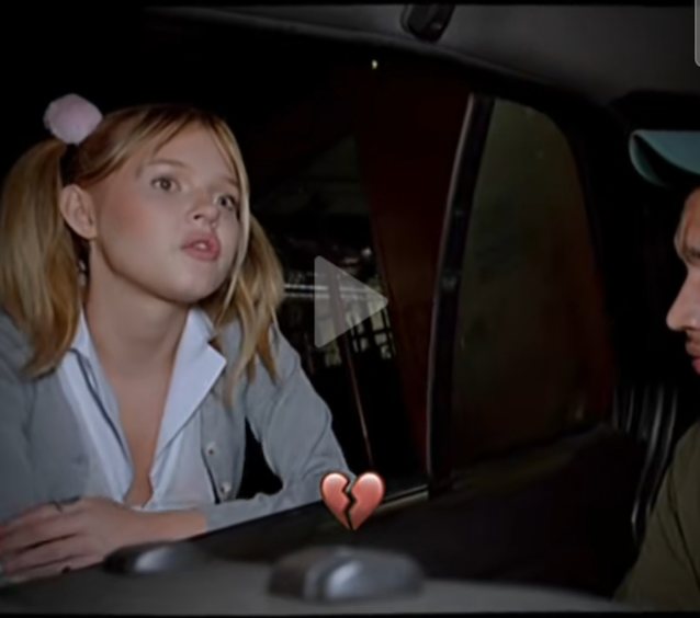 in the car, teen, blonde