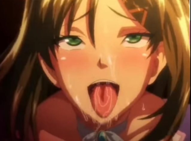 hentai ahegao brown hair