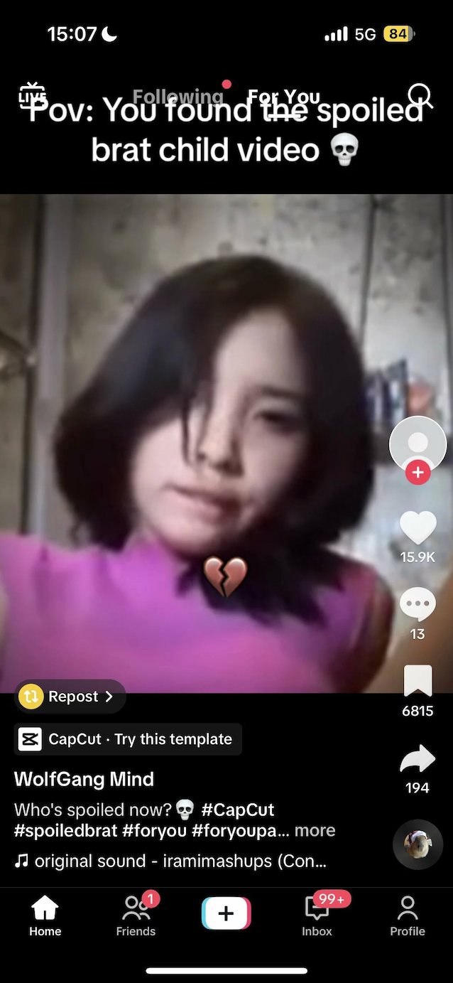 asian brunette tiktok