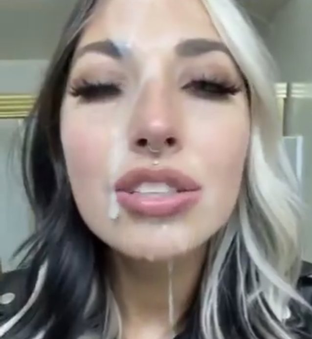 facial, white, cum, bukkake, cum slut