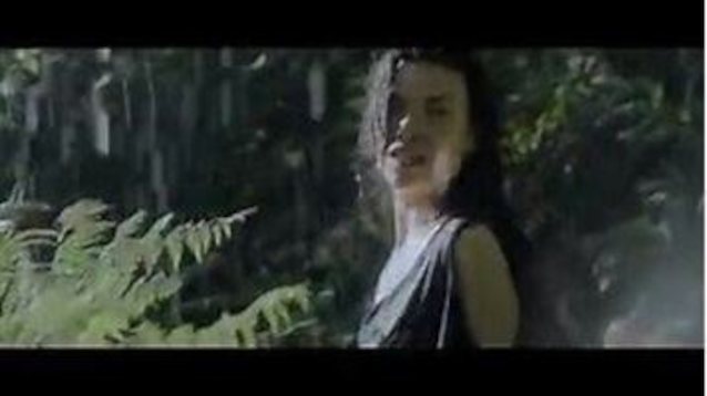 wet girl, damsel, forest, rain, shelter