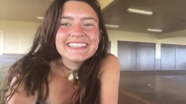 blowjob, facial, public, park, brunette