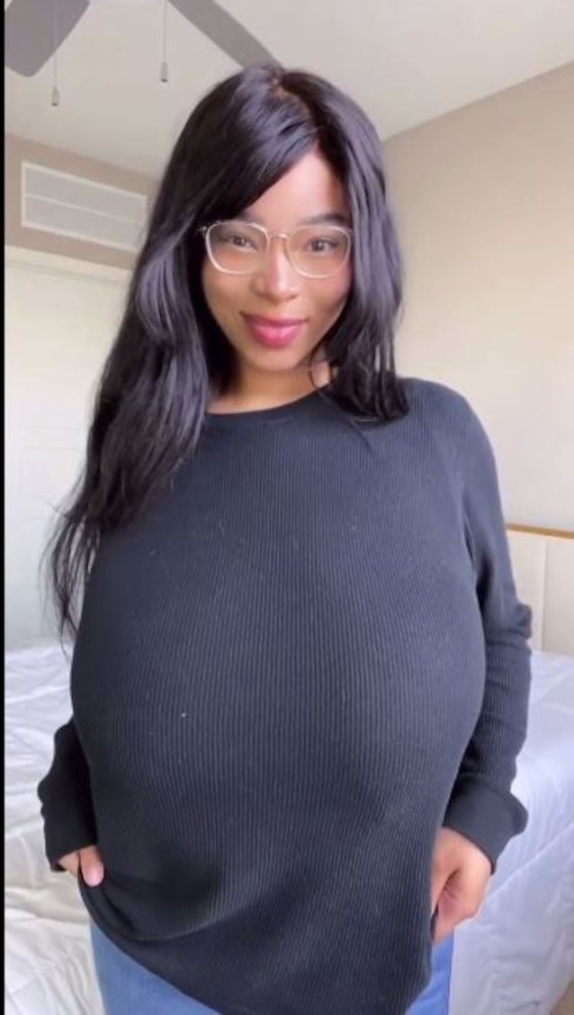 glasses, big tits, teen, ebony, latina