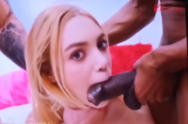 blonde, dap, blowjob