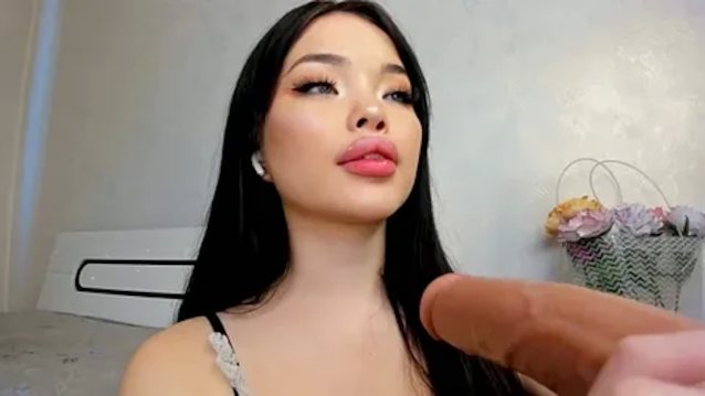 camgirl, asian, dildo, blowjob