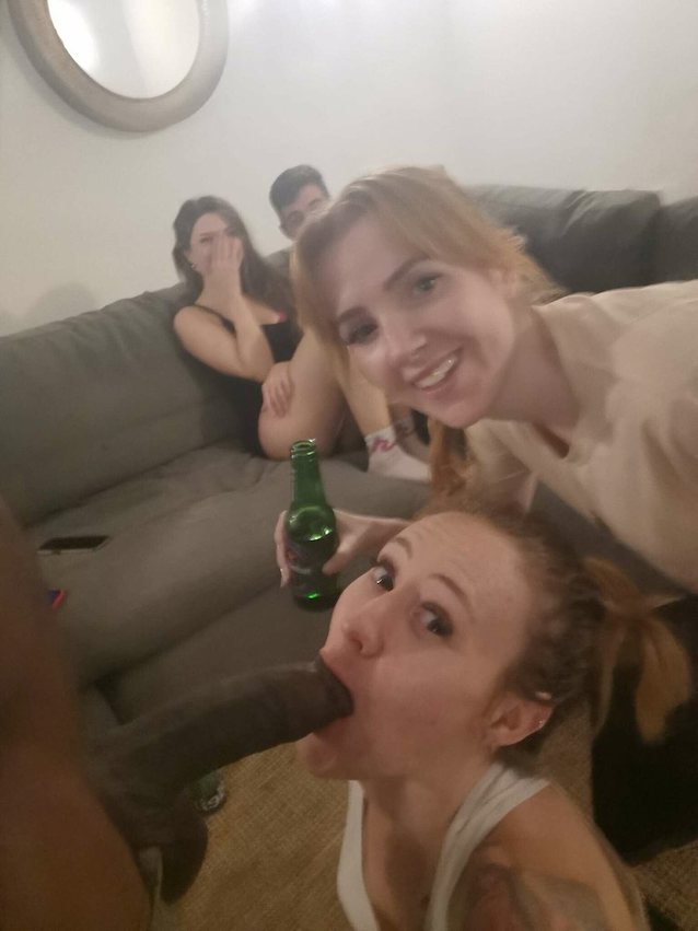 blowjob, oral, friends, bbc, party