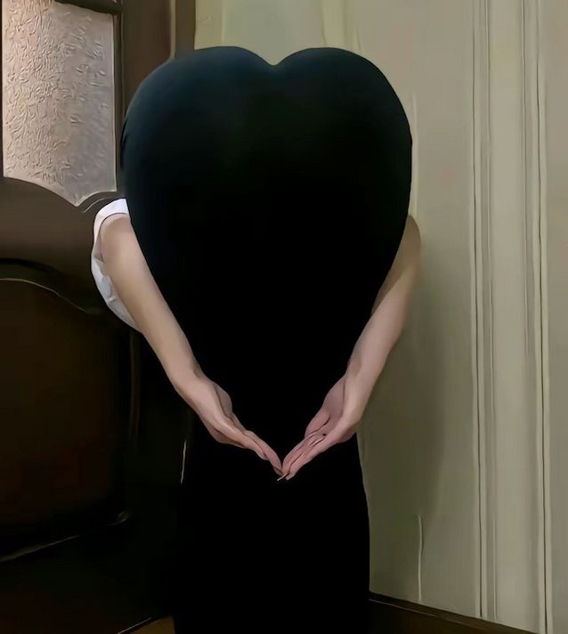 bent over, heart, ass