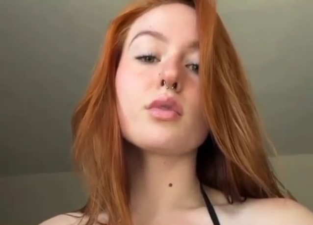 redhead, piercing, tattoo