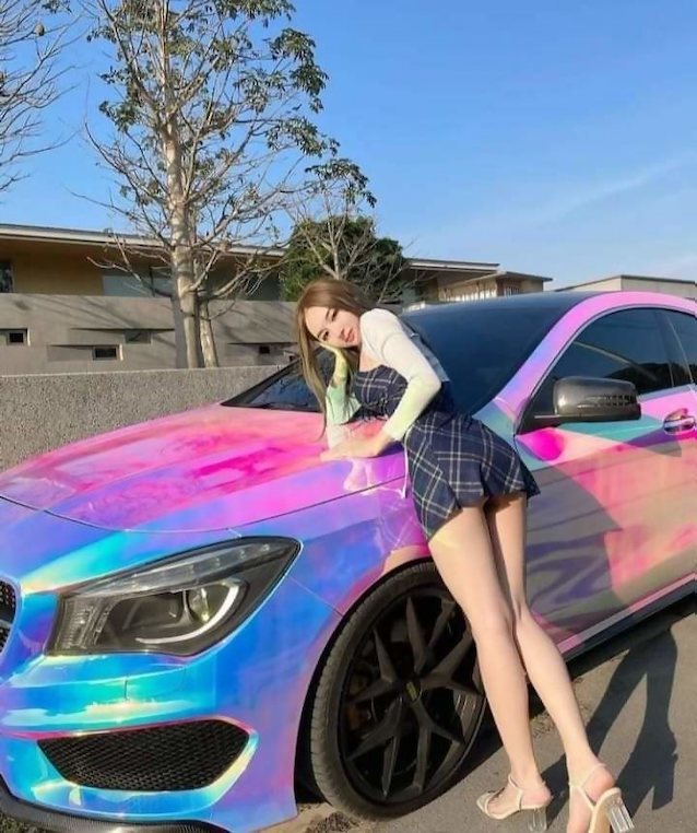 sexy legs, asian, hot chick, car, pretty