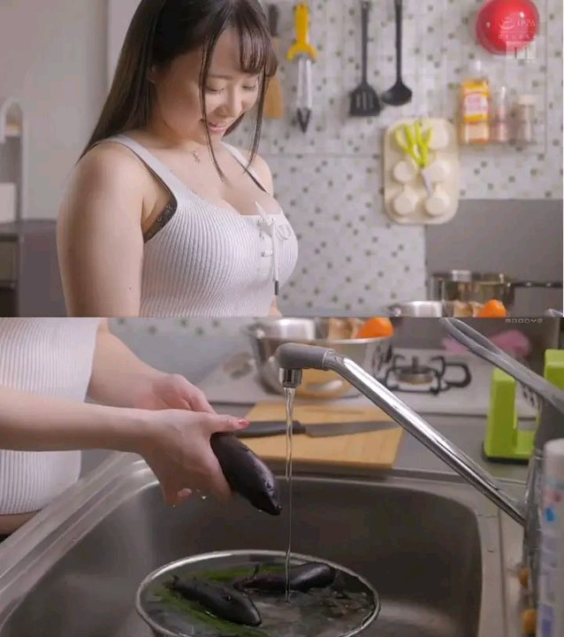 kitchen, eggplant, lonely, masturbation, jav