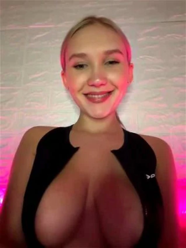 blonde, big natural tits, beautiful, teen, babe