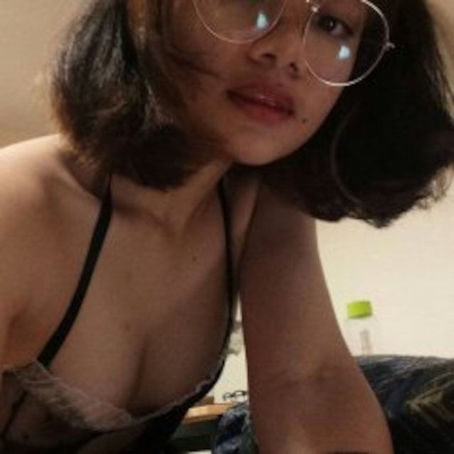 glasses, short hair, asian