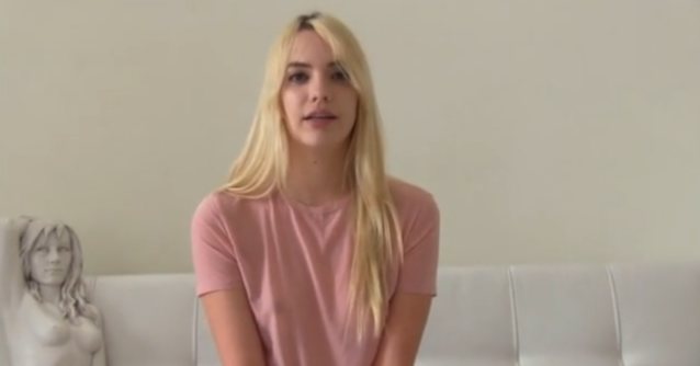 blonde petite skinny