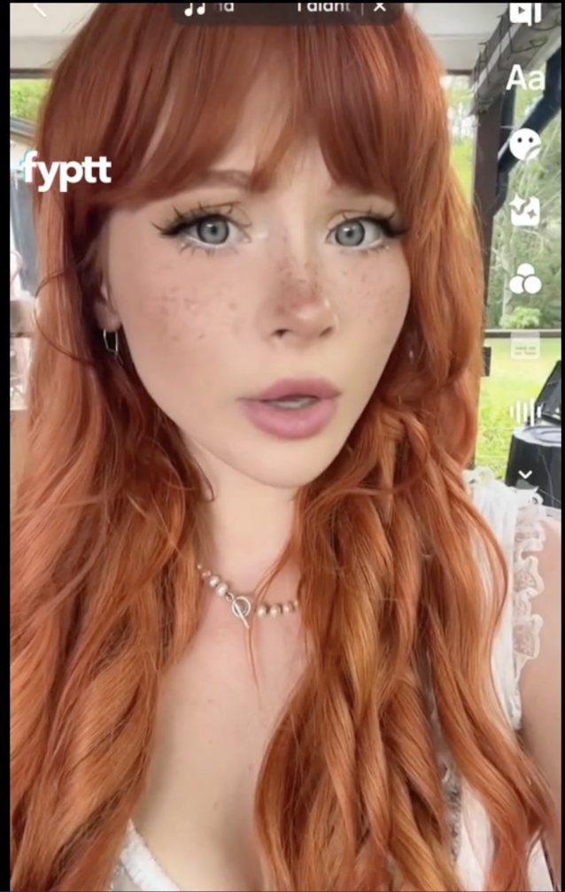 redhead teen upskirt