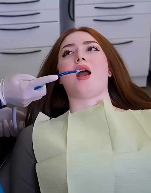 dentist, sucking, brunette, cute, suck