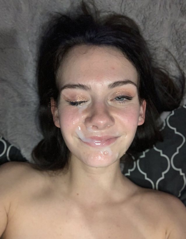 facial, cum, slut, amateur, onlyfans