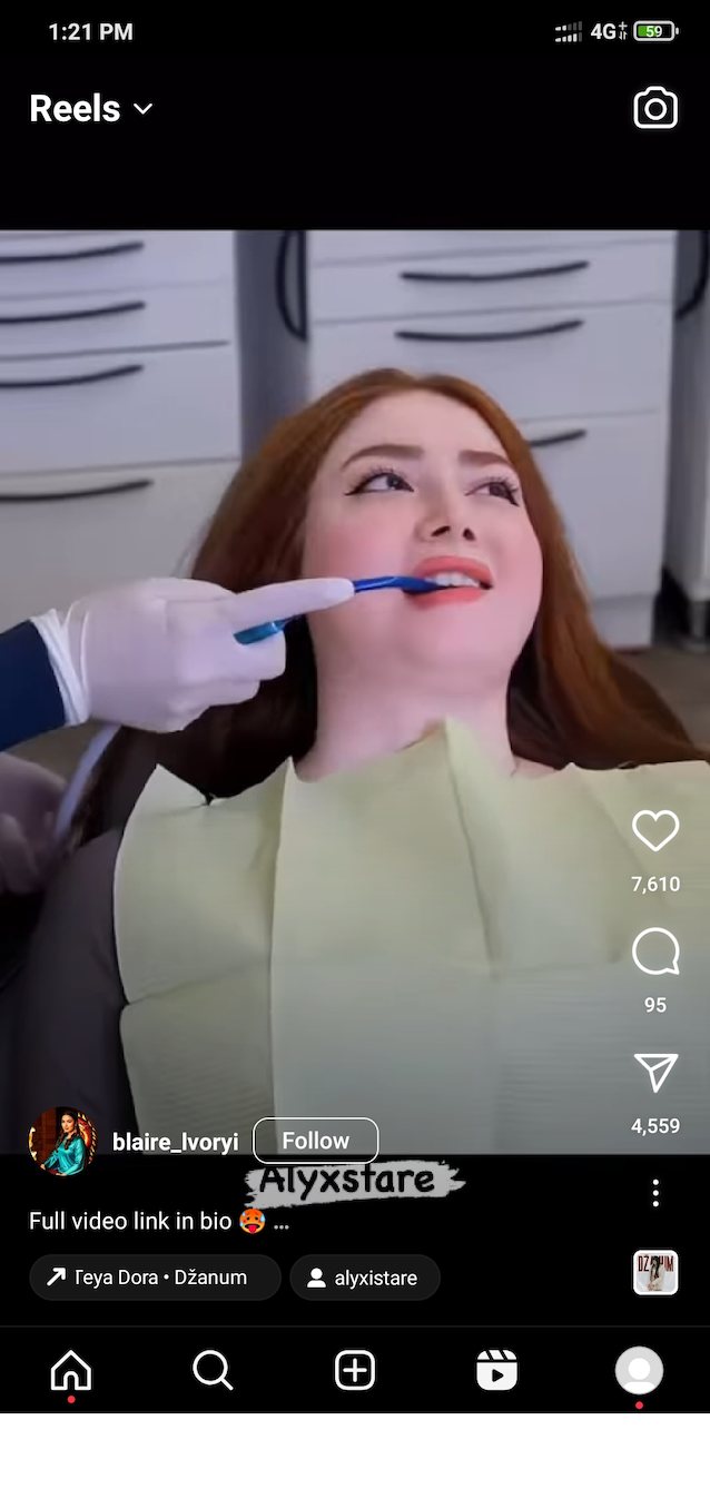 redhead, dentist, big boobs, glossy lips