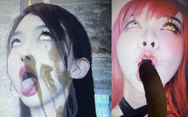 asian, ahegao, cosplay