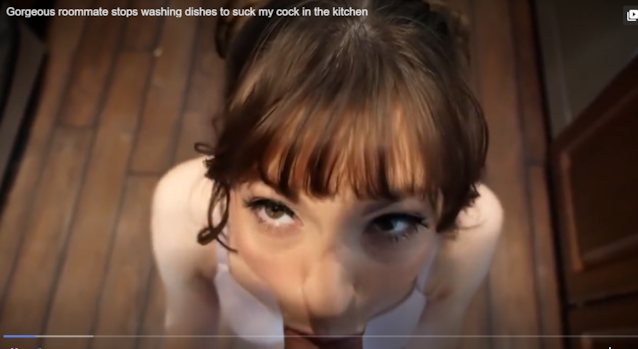 blowjob, kitchen, pretty