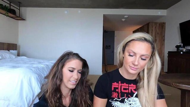 threesome, blonde, brunette, cum, anal