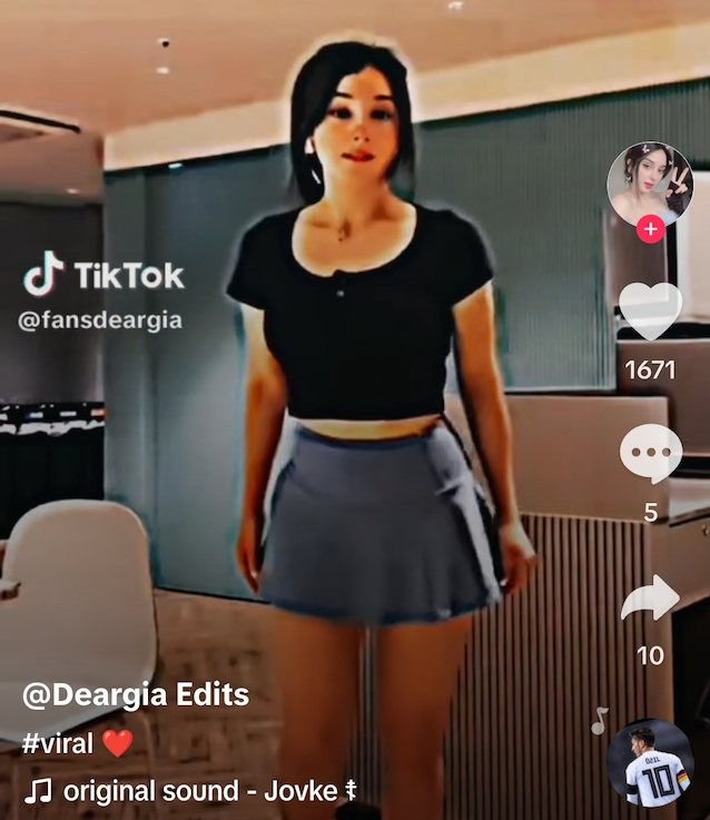 dark hair, tiktok, video