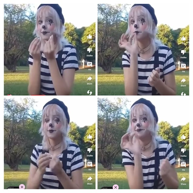 cute girl, mime, mimegirl, mime girl, cute