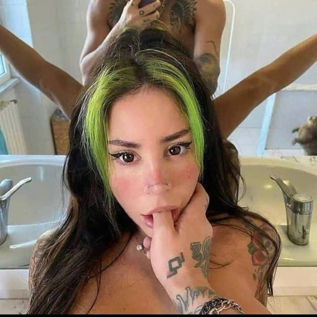 hair color tattoo fake tits