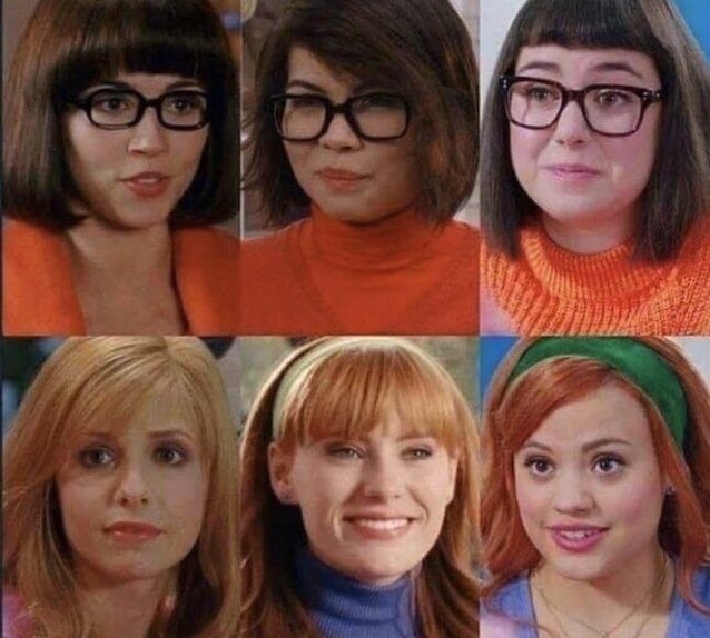 parody, ginger, redhead, brunette