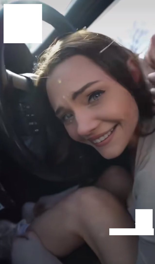 car, dark hair, brunette