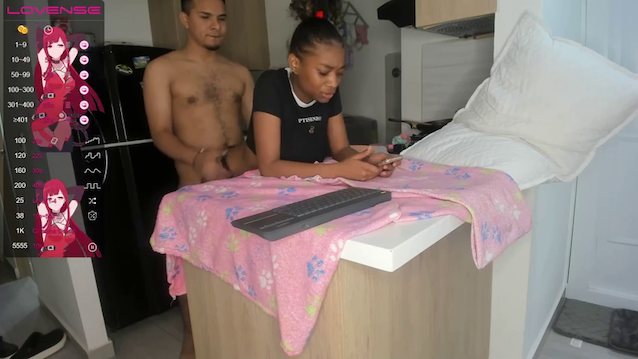 camgirl, couple, big tits, latino, lovesense