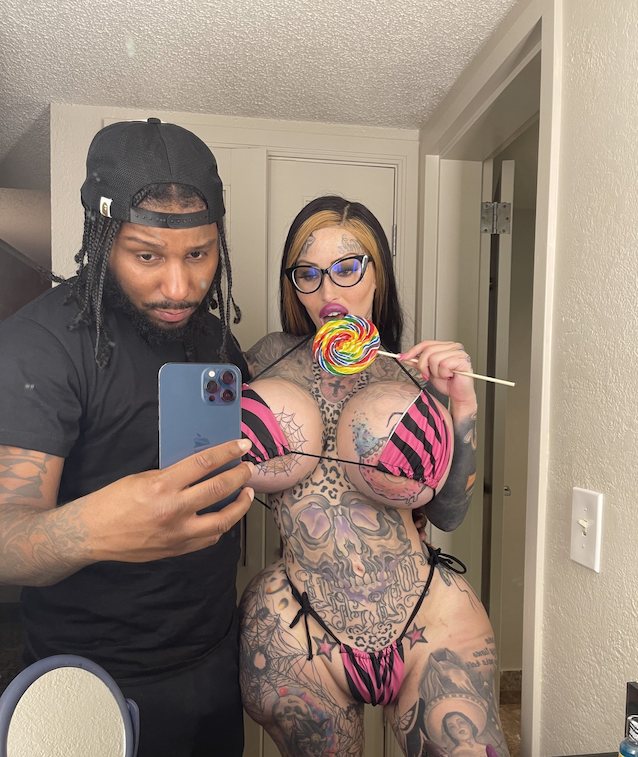 tattoo bimbo big boobs