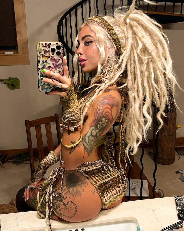 big ass blonde tattoo