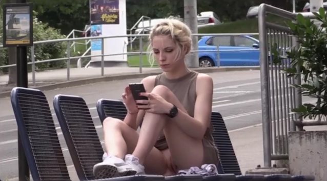 blonde, beauty, white, public, pussy